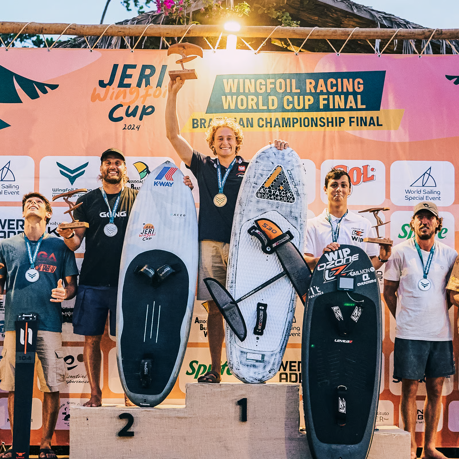 Seger i finalen av Wingfoil World Cup