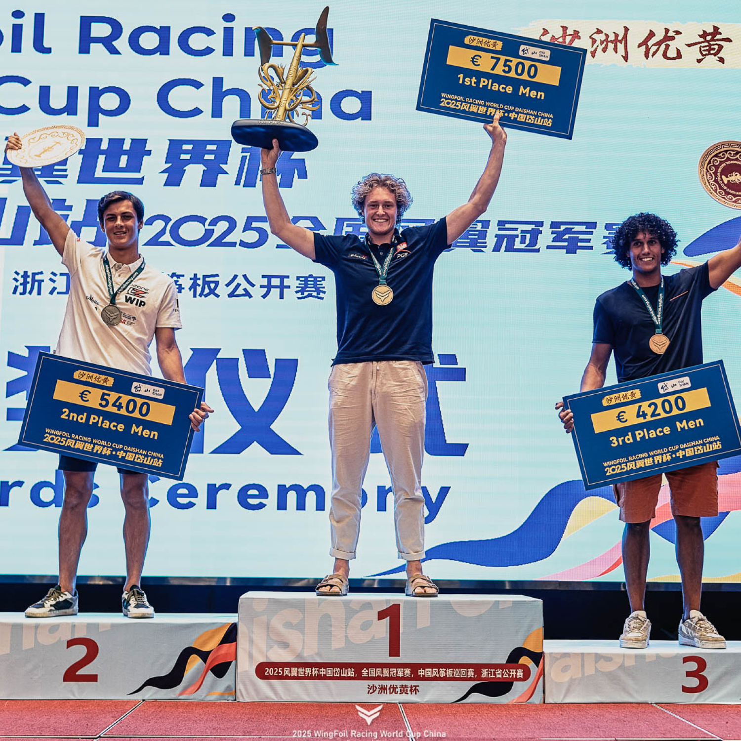 Kamil Manowiecki - Pierwsze miejsce na Wingfoil Racing World Cup Chiny 2025