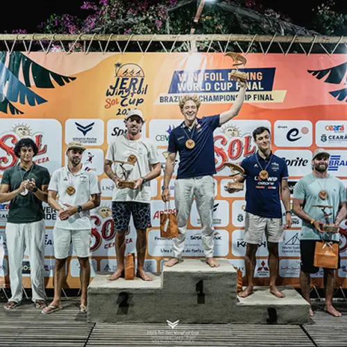Kamil Manowiecki - First place at the Wingfoil World Cup in Brazil 2025